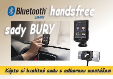 Bluetooth handsfree sady BURY